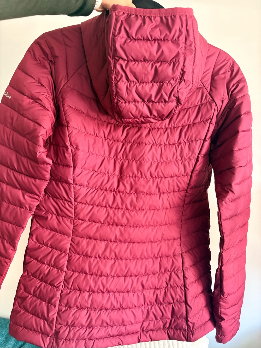 Columbia Women's Deep Raspberry/Red Packable Quilted Puffer Jacket - Picture 3 of 6